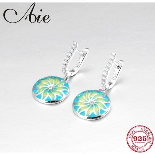 White and Heart shape Clear CZ Dangle Earrings For women luxury Party Jewelry 2019 Authentic 925 Sterling Silver Earrings 2019