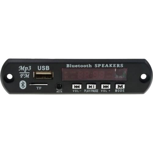 12V Wireless Bluetooth MP3 Player WMA Decoder Board Audio Module USB TF Radio For Car Kit High Performance