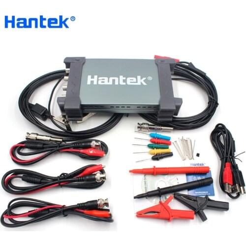Hantek Automotive Oscilloscope 6204BE 4Channels 200Mhz Handheld Portable Oscilloscopes USB PC Osciloscopio Diagnostics