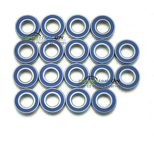 Xray XT8,XB8 Blue Rubber Bearing Set ABEC-3