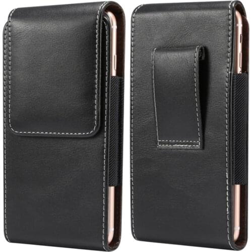 Fashion Pouch Leather Case For iPhone 11 XS XR XS Max For Samsung Note 9 8 5 S10 S9 S8 S7 S6 with Card Holder Belt Clip Holster