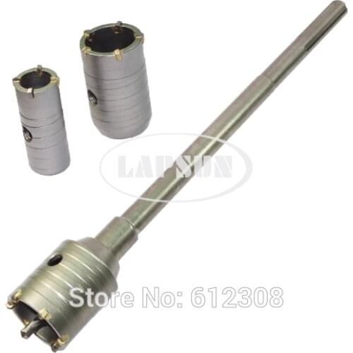 SDS Max Shank 30mm 40mm 50mm set Wall Drill Bit Hole Saw Set Cutter Tool Kit 350mm Long Core For Wall Masonry Brick Stone Coment