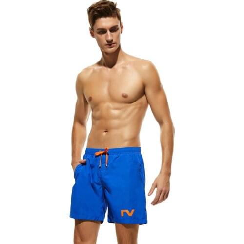 SD15 2019 new summer beach shorts solid black blue red green swimsuit men swimsuit sunga board sports sweatpants shorts briefs