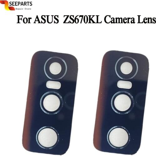 New For ASUS Zenfone 7 ZS670KL Back Rear Camera lens glass replacement For ASUS ZS670KL rear Camera lens Glass
