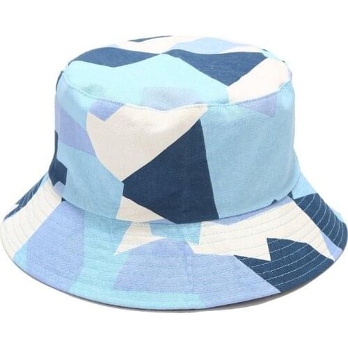 2019 cotton Camouflage print bucket hat Fisherman hat Sun cap hats for men and women 469