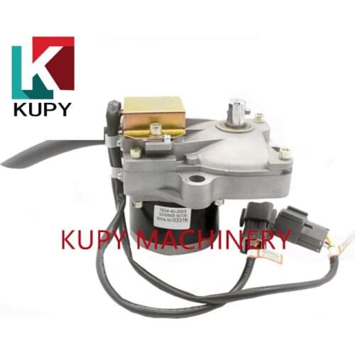 PC120-6 PC200-6 Governor Motor 7834-40-3000 for Komatsu Excavator Throttle motor