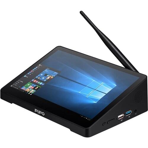 Pipo X10S MINI PC 10.1 inch IPS 1920*1280 6G RAM 64G ROM Intel Celeron J4105 Quad Core Tablet PC BT WIFI RS232 4*USB 3.0 POE