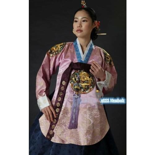 2019 Hanbok Dress Traditional Korean Ceremony Costume DANGUI Korean Royal Costume Hallowen Cosplay Gift