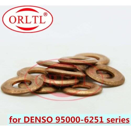 Fuel Pump Engine Gasket Shims ,Common Rail Diesel Injector Nozzle Copper Washer for Denso 095000-6251 DLLA152P947 5pc/bag