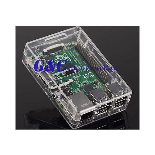 Integrated Circuits transparent Clear Case Boxes Raspberry Pi Case pi box abs case premium case raspberry pi 3 diy electronics