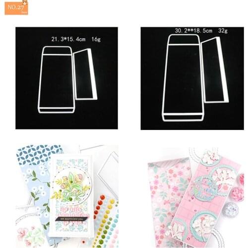 Rectangle Frame Metal Cutting Dies for DIY Scrapbooking Album Paper Cards Decorative Crafts Embossing Die Cuts 2021 New