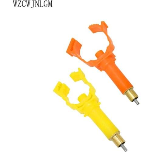 Poultry Rabbit Drinking Fountain Copper Faucet 20mm 25mm Cassette Tube Animal Poultry Equipment 100pcs