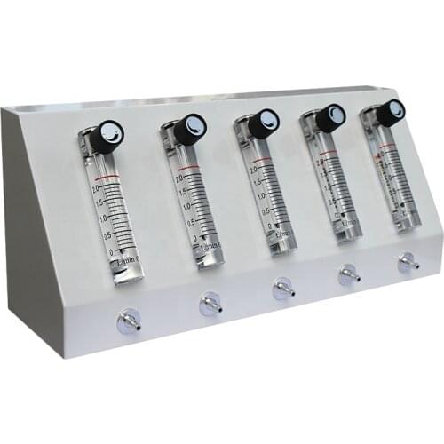 5-way oxygen splitter with 2liter flow meter