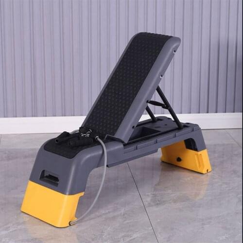 Adjustable dumbbell chair aerobic exercise yoga aerobics multifunctional height aerobics fitness pedal dumbbell bench