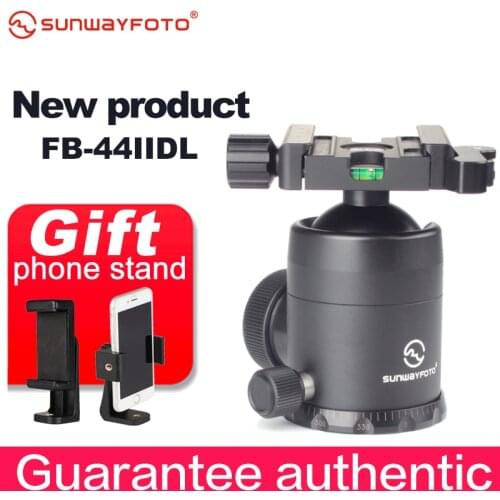 SUNWAYFOTO FB-44IIDL Tripod head for DSLR Camera Tripode Ballhead Professional Aluminum Monopod Panoramic Tripod Ball Head