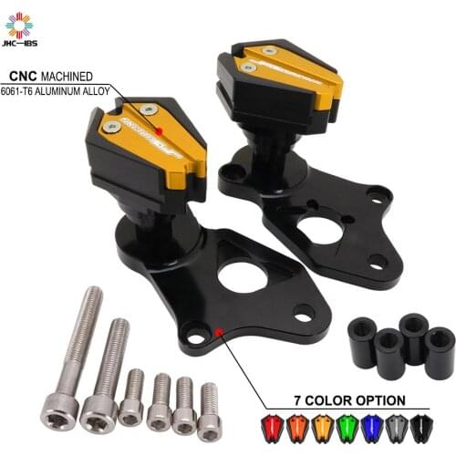 Motorcycle CNC Frame Slider Falling Protection Anti Crash Pad Protector Guard For SUZUKI GSXR600 GSXR750 GSXR 650 750 2006-2016