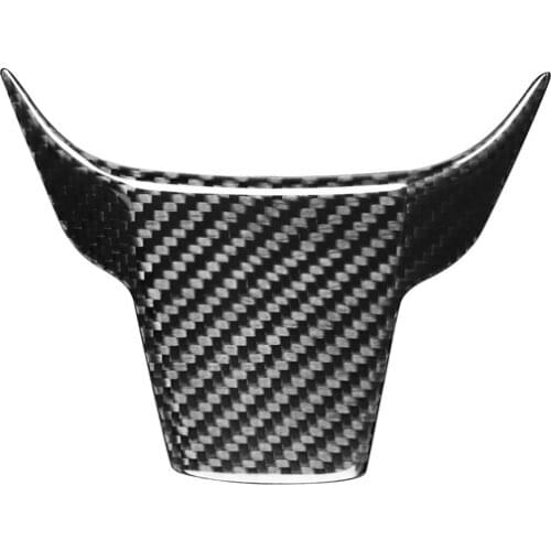 Dry Carbon fiber Steering wheel trim cover Car interior panel For Honda civic