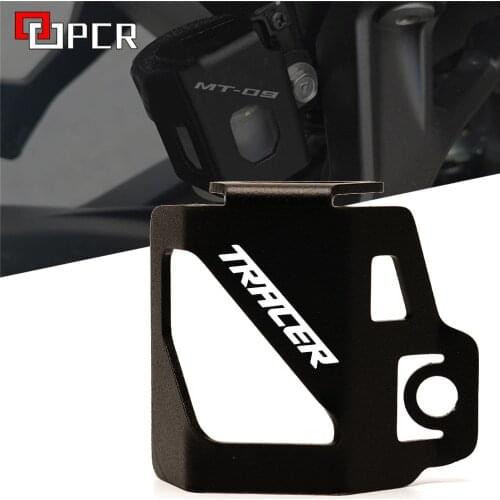LOGO Tracer Motorcycle Rear Brake Fluid Reservoir Guard Cover Protector For Yamaha TRACER 900 700 GT 900GT TRACER 2014-2020