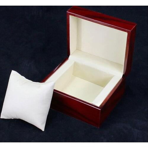 Vintage Wood Watch Box Case Jewellery Display Case Wooden Watch Organizer with Lid Display Watch storage holder