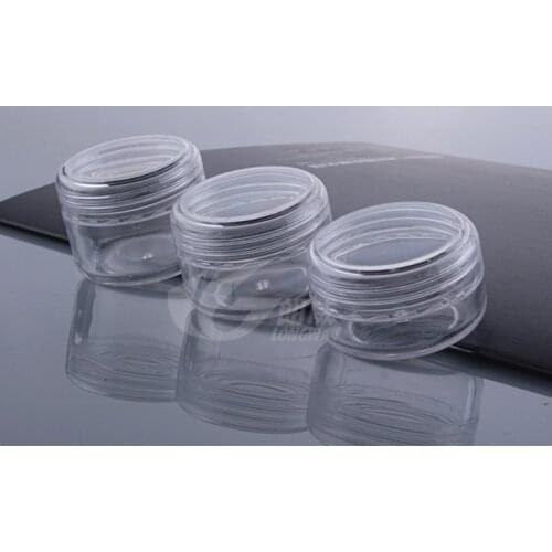 Capacity 30g 200pcs/ Ultra-transparent rounded ps cream jar, cream division boxing, cream points bottling