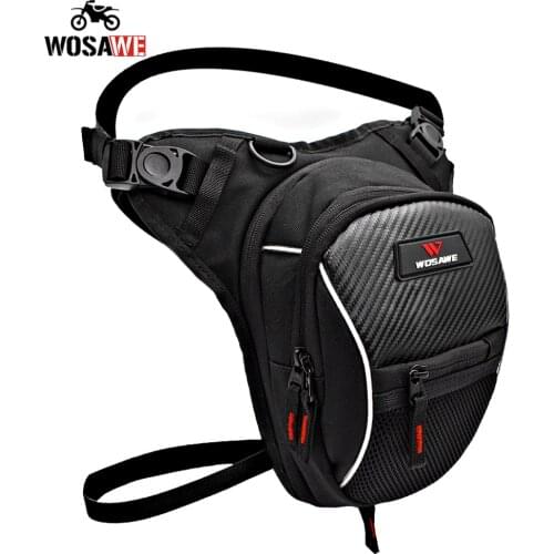 WOSEWE Motorcycle Waterproof Waist Leg Bag Casual Shoulder Bag Motorcycle Ride Outdoor Running Sport Bum Belt Pack moto bag