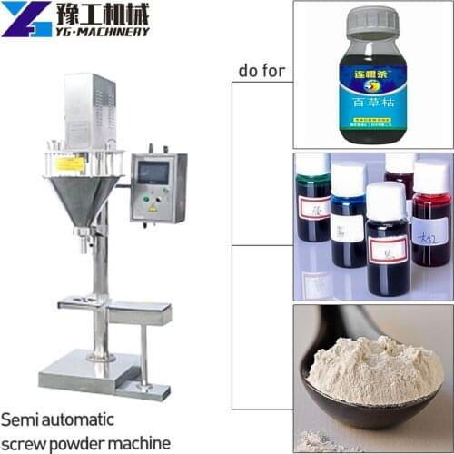 Yugong YG Semi-automatic Screw Powder Machine Screw Loading Machine