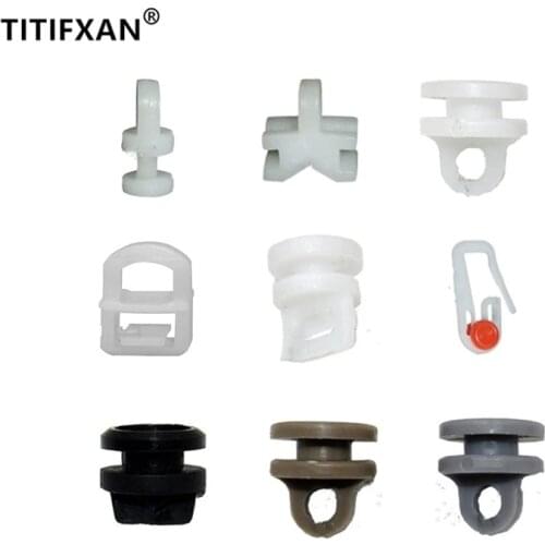 9PCS Car plastic fasteners clip for Auman Dongfeng J6 truck curtains straight truck pulley buckle rings rivet