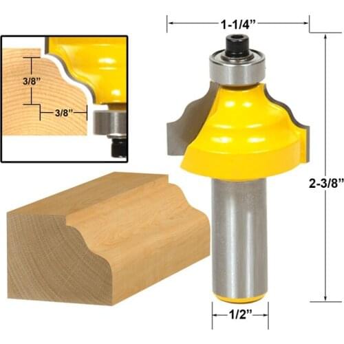 1pcs Wavy Edge Molding Router Bit - 1/2" Shank
