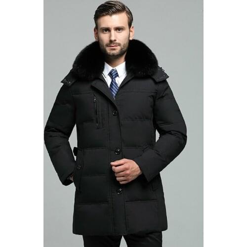 2020 duck down, mens winter jacket, fox fur collar, plus size, coats for men, clothing, sobretudo Masculino 187 kj3046