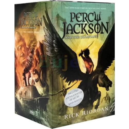 5 books/set Percy Jackson & The Olympians English Original Novel Books Childrens English Picture Book Set bedtime english books