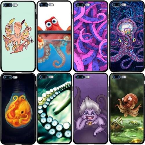Phone Case for Xiaomi Redmi Note 9A 8 8T 7 6 7A 6A 5A 5 A1 A2 A3 Pro Max Plus Lite Octopus