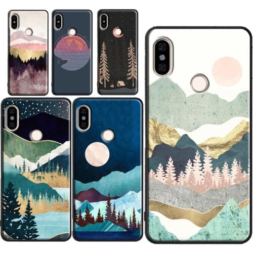 Star Lake Mountain For Xiaomi Mi Note 10 Lite A3 9T Case For POCO X3 For Redmi Note 9 Pro 8 7 8T 9S 9A 9C