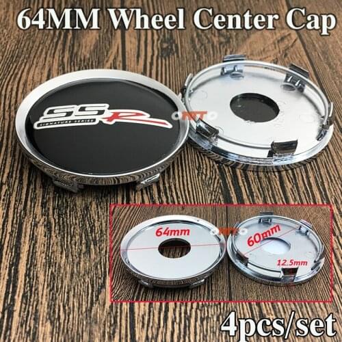 Decoration Wheel Center Cap Covers 2.52" 64mm SSR Rim hubcap for Chevrolet lanos orlando captiva lacetti aveo niva cruze