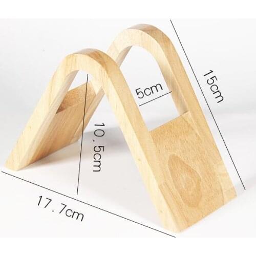 Wooden coffee filter paper holder hand drip drip paper storage rack neat desktop