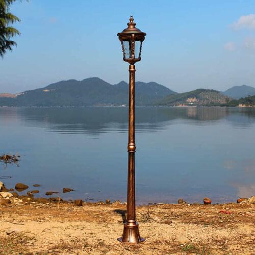 H≈1.7M)Garden lamp landscape street lamp waterproof lawn retro outdoor lamp high pole outdoor