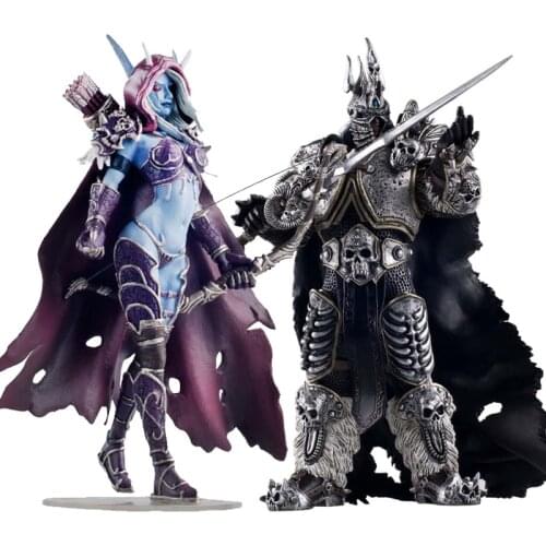 WOW Fall of The Lich King Arthas Menethil Figure Anime Figurine Famous Game Character Action Figure Collectible Model Toys Gifts