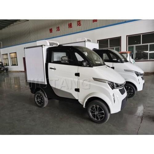 Electric Food Car Mini Cargo Delivery Truck Box Pup Truck Utility Cargo Delivery Cars Electric Car for Adult