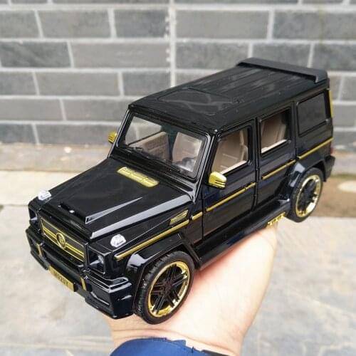 Diecast 1:24 Collection Model Cars Alloy Metal Toy Cars For Children mkd2 XLG Benz SUV Sports Car Black G65 Barbus