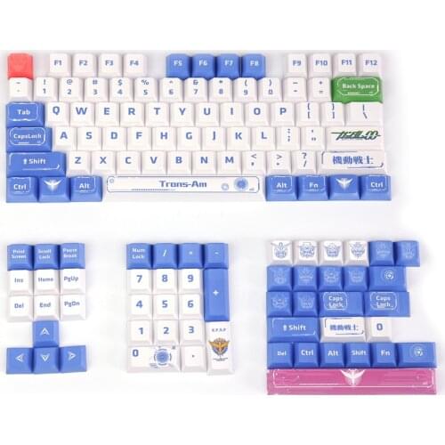 Anime Keycaps Mechanical keyboard keycap Cherry Profile PBT Dye Sublimation Key Caps for 61/64/84/104