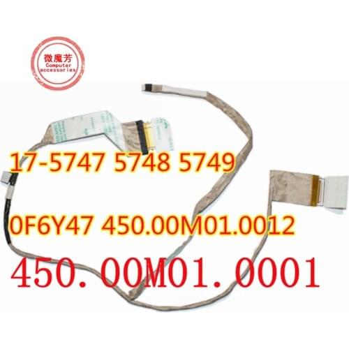 For Dell Inspiron 17-5000 17R 5747 5748 5749 450.00M01 0001 lcd screen Line Cable