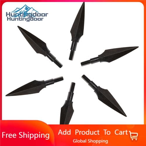 Archery Broadhead 157 Grain Steel Willow Tips for DIY Wooden Arrow Hunting Arrowheads for Bow Hunting and Target Archery Broadhe