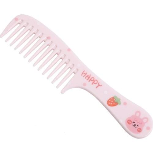 Creative New Plastic Color Comb Girls' Hair Hair Tidying Comb Wholesale Household Daily Necessities