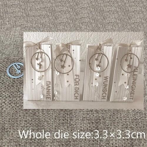 New Design Craft Metal Cutting Die cut dies star circle decoration scrapbook Album Paper Card Craft Embossing die cuts