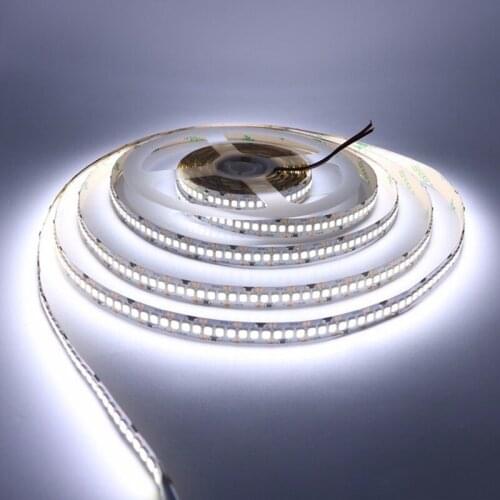 SMD2835 Single Row LED Strip Lights DC12 5meter 1200leds LED Rope Ribbon Tape Light fFor Indoor Continuous Lighting