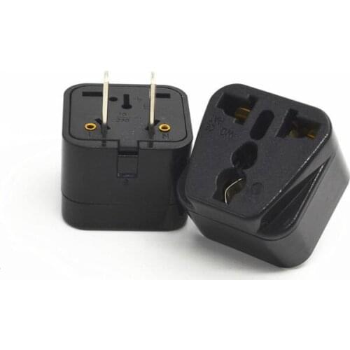 LBSC Universal US American Japan CN Plug 2 Pin AU UK EU To US China USA Travel Plug Adapter Power Sockets Electric AC Outlet