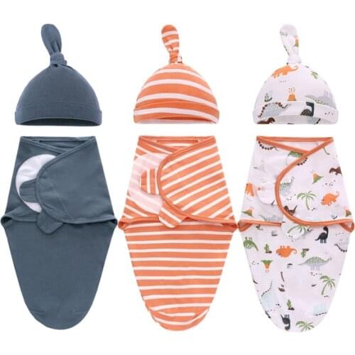 Elinfant 100% Cotton Baby Sleeping Bag Swaddle Wrapper To Hold The Newborn Baby Anti-startling Swaddle Wrapper