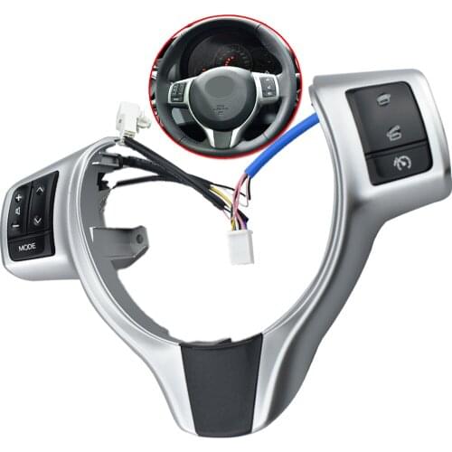 High Quality Steering Wheel Button FitFor Toyota Yaris 2012-2017 Verso-S 2012-2014 Phone Control Volume Buttons