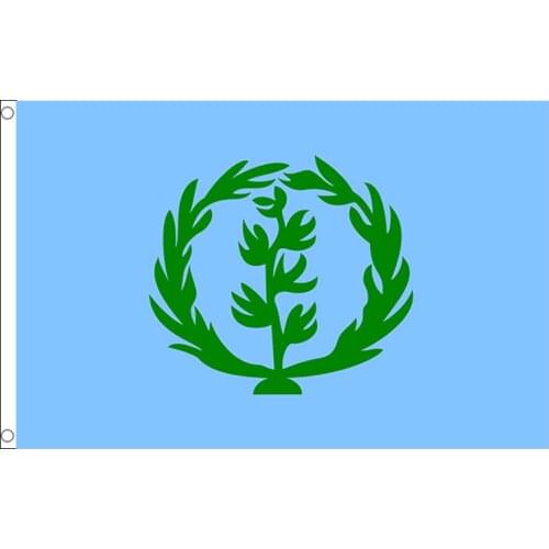 Xvggdg custom flag 90*150cm Historical Flag of Eritrea 1952-1962 ) Size Christmas Decorations for Home Flag Banner