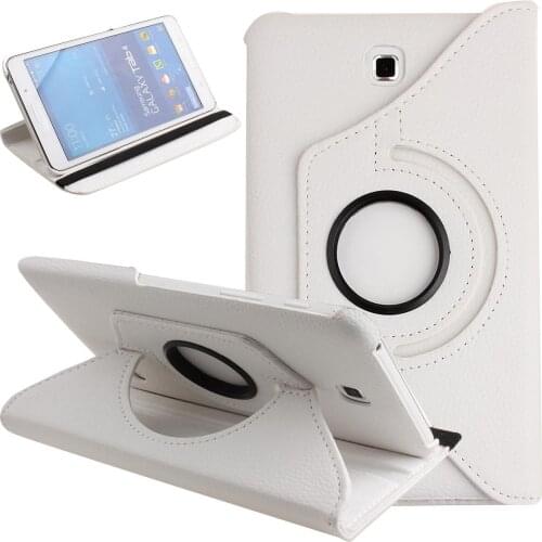 Case For Samsung Galaxy Tab 4 7.0 T230 T235 Cover TAB 4 7.0 SM-T230 SM-T235 360 Degree Rotation PU Leather Stand Holder Cases
