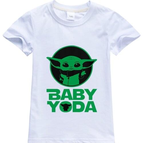 Kids T Shirt Disney The Mandalorian Movie Figures Cute Baby Yoda Cute Printing Clothing Girls Boys Clothes Tops Infant Tops Tees